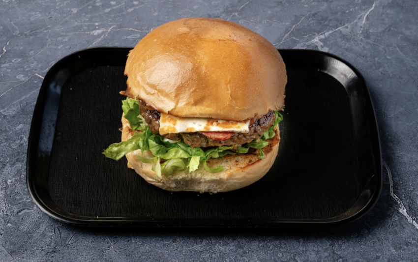 Halloumi And Bacon Burger